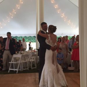 wedding first dance reception