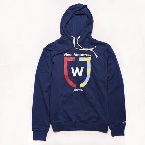 Women's Navy Crest Hoodie