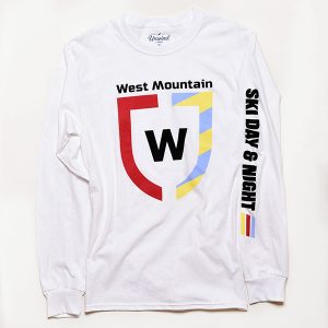 Men's White Crest Long Sleeve