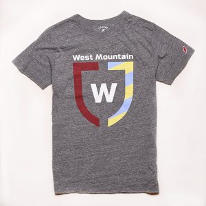 Men's Gray Crest Short Sleeve Tee