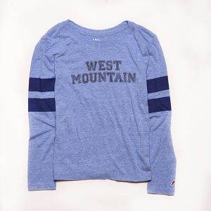 Women's LS Sporty Stripe Blue