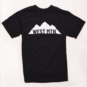 West Mountain Black Short Sleeve Tee